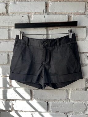 Dark grey Women's Cuffed Shorts talula fold shorts